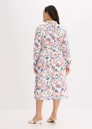 Robe-chemise imprimée en viscose fluide, bonprix