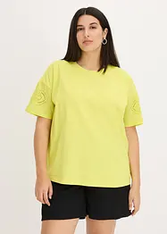T-shirt avec broderies anglaises, bonprix