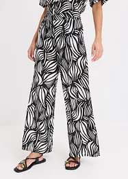 Pantalon palazzo à taille élastiquée, bonprix