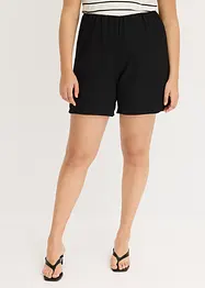 Short en léger jersey crêpe, bonprix