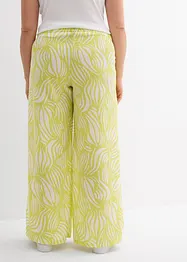 Pantalon palazzo à taille élastiquée, bonprix