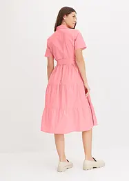 Robe-chemise en matière élastique, bonprix