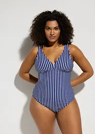 Maillot 1 pièce sculptant à décolleté plongeant, maintien modéré, bonprix
