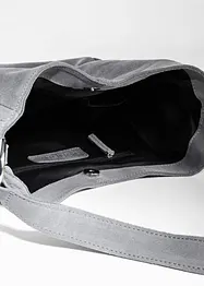 Sac en cuir velours avec sangle décorative, bonprix