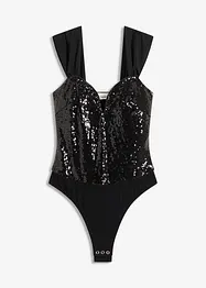 Body à sequins, bonprix
