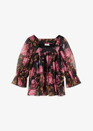 Blouse à base effet boule, bonprix