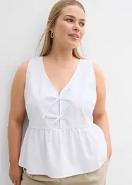 Blouse sans manches rayée, bonprix