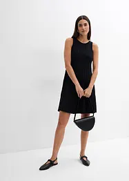 Robe trapèze en maille de viscose mélangée, bonprix