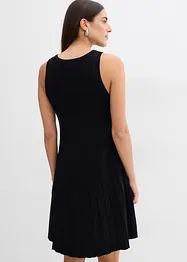 Robe trapèze en maille de viscose mélangée, bonprix