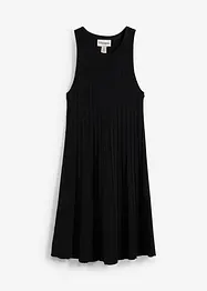 Robe trapèze en maille de viscose mélangée, bonprix