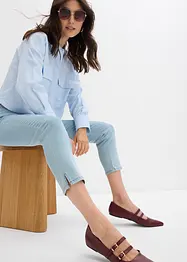 Jean slim, taille mi-haute élastiquée, bonprix