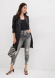 Jean Mom taille haute avec effets destroy, bonprix