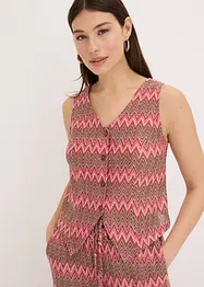Gilet sans manches aspect crochet, bonprix