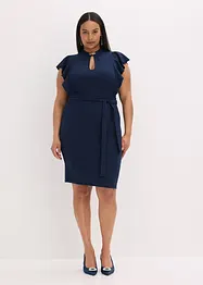 Robe fourreau avec une joli fermeture sur le décolleté, bonprix