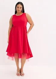 Robe courte-longue avec jupon en tulle, bonprix