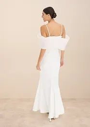 Robe de mariée en satin brillant orné de strass, bonprix