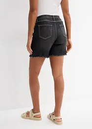 Short en jean, taille mi-haute, extensible, bonprix