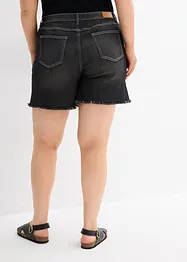 Short en jean, taille mi-haute, extensible, bonprix