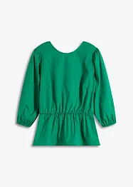 Blouse à manches bouffantes et dos original, bonprix
