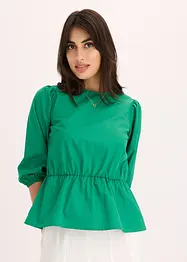Blouse à manches bouffantes et dos original, bonprix