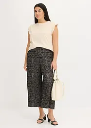 Jupe-culotte en jersey crêpe, bonprix