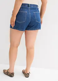 Jupe-short en jean, style portefeuille, bonprix