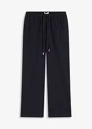 Pantalon large et texturé, bonprix