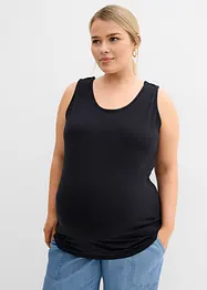 Lot de 2 tops de grossesse et d’allaitement en coton, bonprix