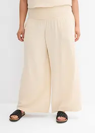 Pantalon palazzo en gaze de coton, bonprix