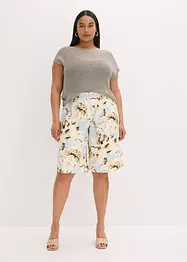 Bermuda à pinces en viscose, bonprix