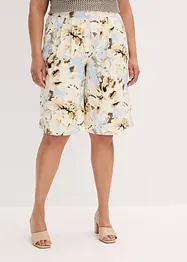 Bermuda à pinces en viscose, bonprix