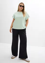 T-shirt plus long derrière en jersey coton épais, bonprix