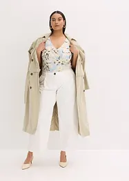 Pantalon à pinces en twill de coton, bonprix