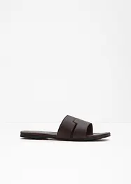 Mules en cuir, bonprix