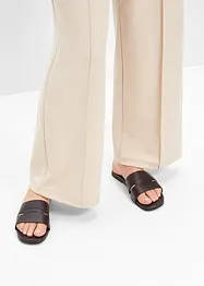 Mules en cuir, bonprix