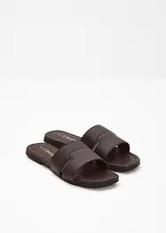 Mules en cuir, bonprix