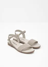 Sandales en cuir, bonprix