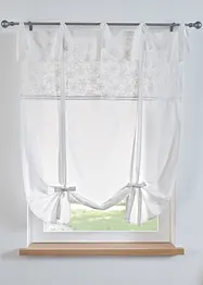 Store à nouettes avec broderie, bonprix