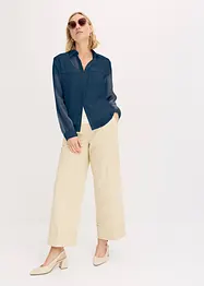 Blouse transparente et texturée, bonprix