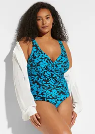 Maillot 1 pièce sculptant, maintien léger, style portefeuille, bonprix
