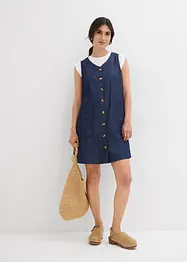 Robe en jean 100% coton, bonprix