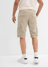 Bermuda cargo 100% coton, Regular, bonprix