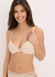 Lot de 3 soutiens-gorge push-up avec dentelle, bonprix