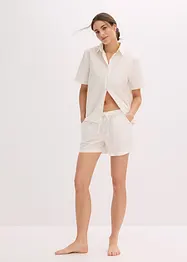 Pyjashort tissé en coton, bonprix