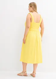 Robe légèrement évasée en jersey coton et viscose, bonprix