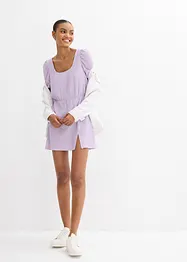 Robe en jersey crêpe texturé, bonprix