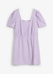 Robe en jersey crêpe texturé, bonprix