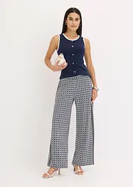 Débardeur en jersey à bordure contrastante, bonprix