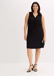 Robe en jersey à col lavallière, bonprix