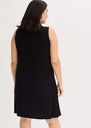 Robe en jersey à col lavallière, bonprix